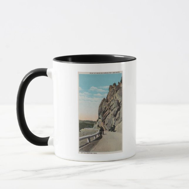Caneca Yellowstone, WYVacationers, Velho Carro, Próximo (Esquerda)