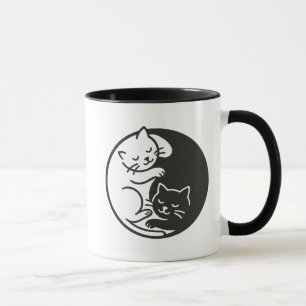 Caneca Yin Yang Cats