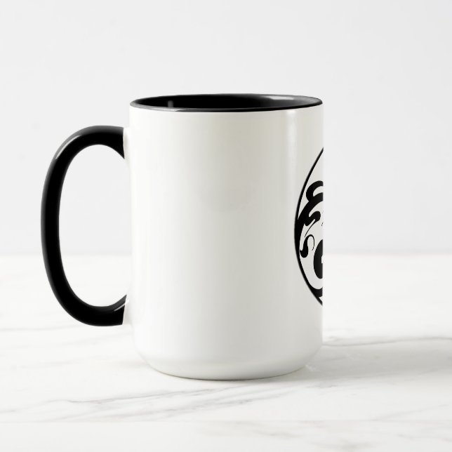Caneca Yin Yang Swirl Mug (Esquerda)