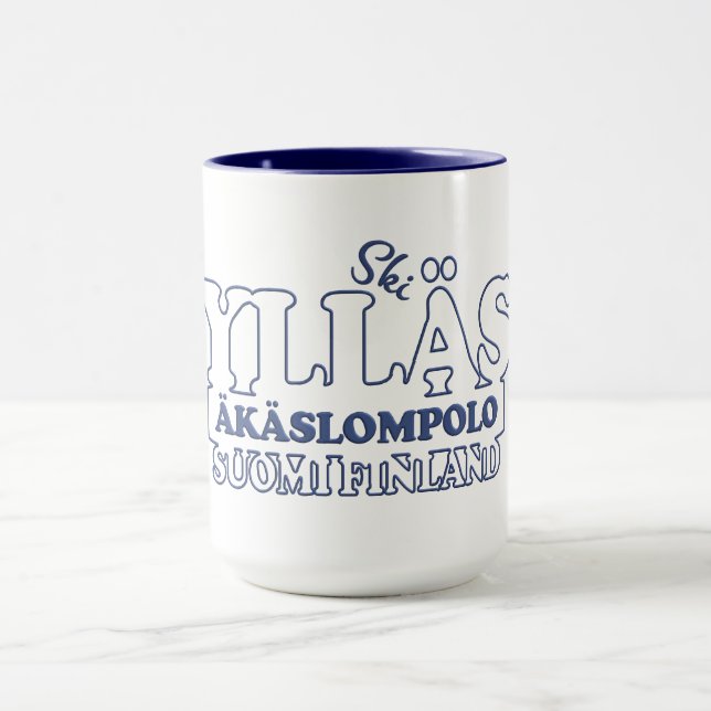 Caneca YLLÄS FINLAND mugs - escolha estilo e cor (Centro)