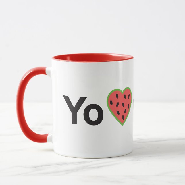 Caneca Yo Amo Patilla Coffee Mug (Esquerda)