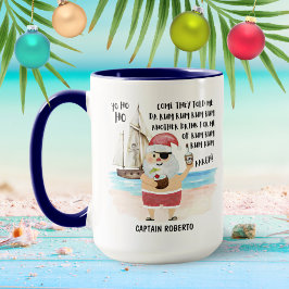 Caneca Yo Ho Pirata Papais noeis Enviam Rum Natal