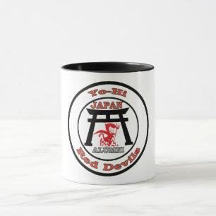 Caneca Yo-Olá! alunos de Japão do segundo grau dos diabos