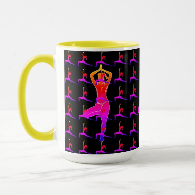 Caneca Yoga Colorida (Esquerda)