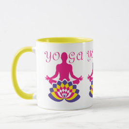 Caneca Yoga Flor de Loto