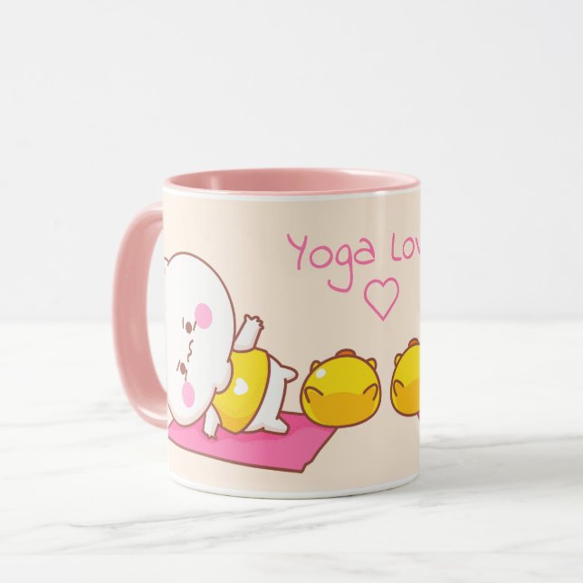 Caneca Yoga Love (Frente Esquerda)