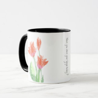 Caneca Yoga Red Tulips Mug