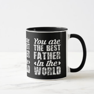 Caneca You Are The Best Father In The World Vintage Typog