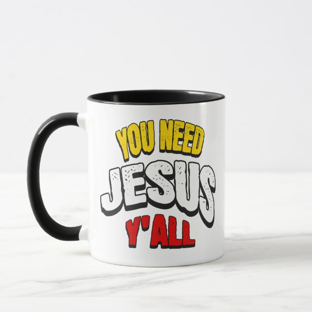 Caneca You Need Jesus Y'all (Esquerda)