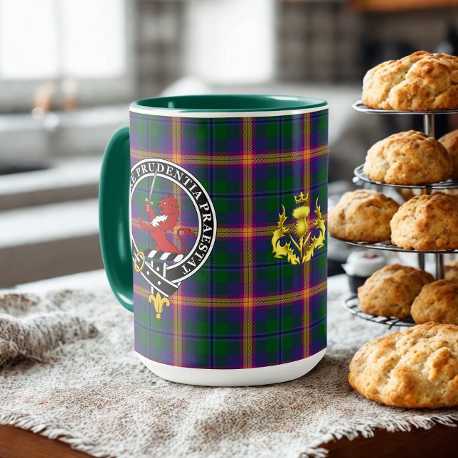 Caneca Young Clan Badge & Tartan  (Criador carregado)