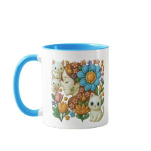 Young girl in a magical world