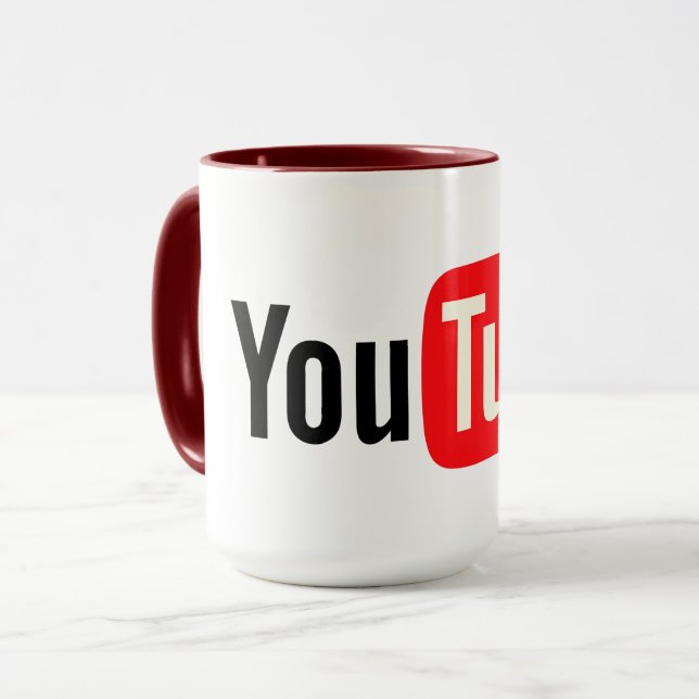 Caneca YouTube Mugs & Cups 2022 (Frente Esquerda)