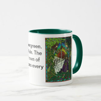 Caneca Yule, o rei do carvalho e o rei do azevinho