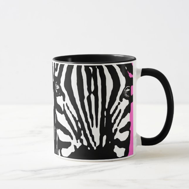 Caneca zebra. (Direita)