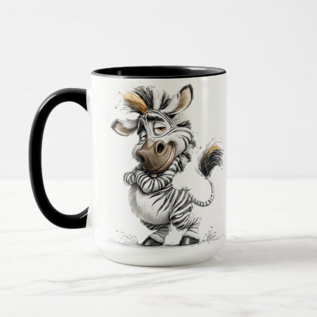 Caneca Zebra caprichosa (Esquerda)