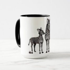 Caneca Zebra e Juvenil Baby