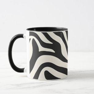 Caneca Zebra Print Cerâmica Mug