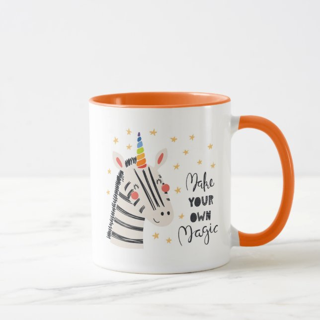 Caneca Zebri-milho da inspiração (Direita)