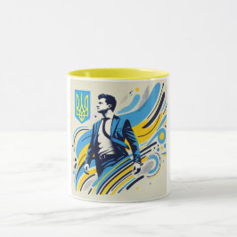 Caneca Zelenskyy Rebuilding Ucrânia