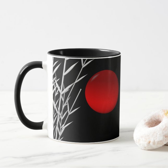 Caneca Zen Art, boa sorte, personalizado (Com Donut)