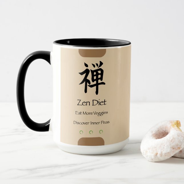 Caneca Zen Diet Come Mais Vegggens Do Que BG (Com Donut)