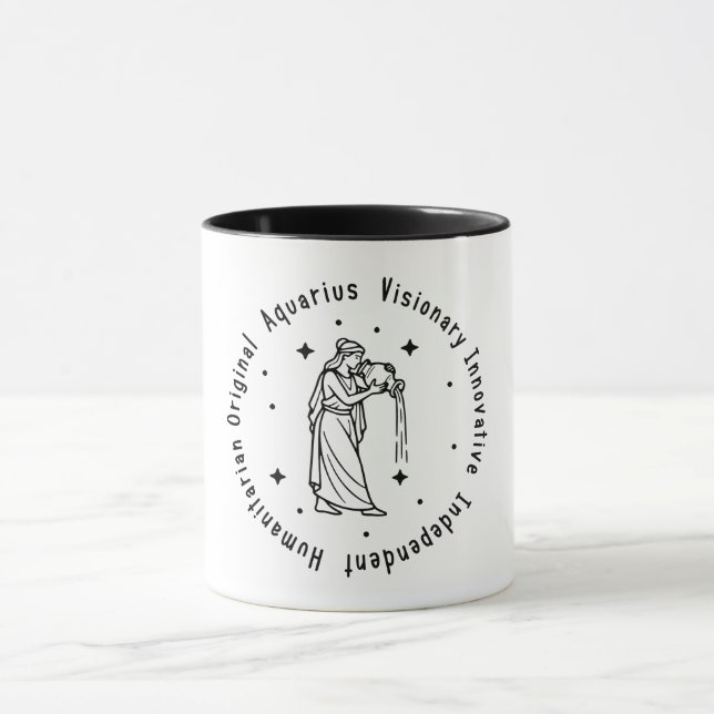 Caneca Zodiac Aquarius Mug (Centro)