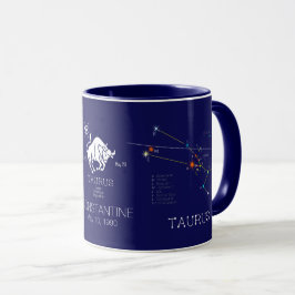 Caneca Zodiac Constelação Taurus
