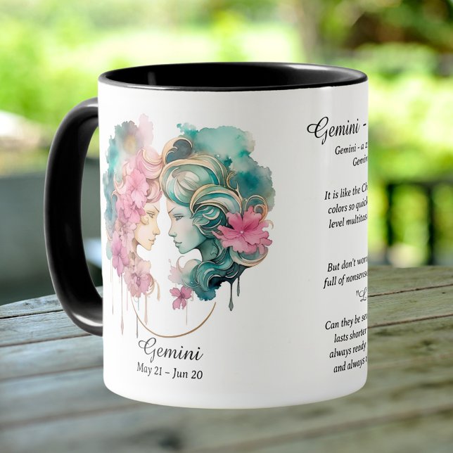 Caneca Zodiac Gemini (Criador carregado)
