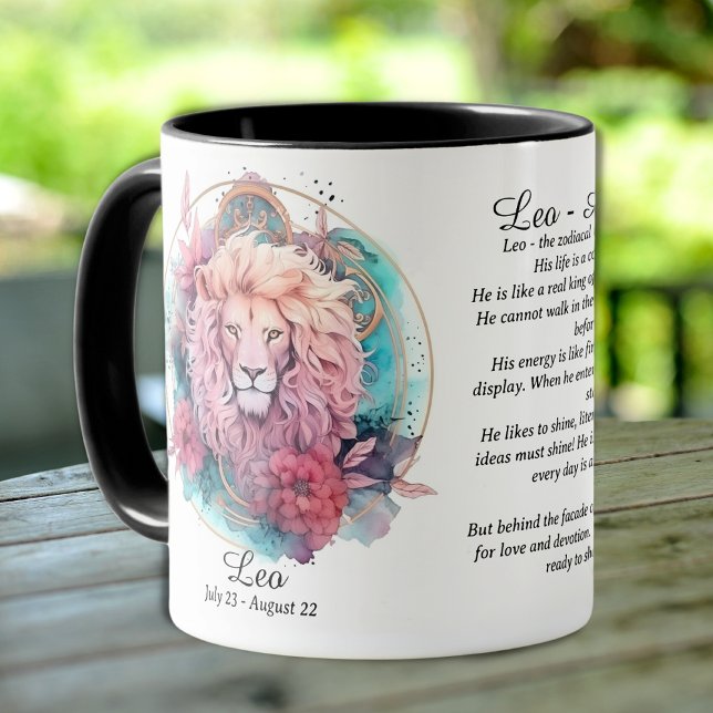 Caneca Zodiac Leo (Criador carregado)