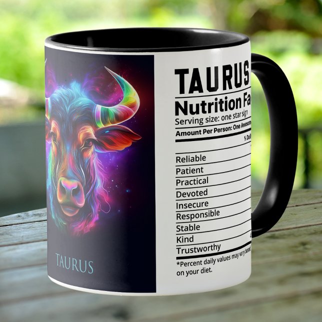Caneca Zodiac Taurus (Criador carregado)