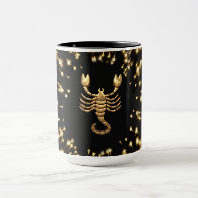 Caneca zodíaco de Escorpião (Centro)