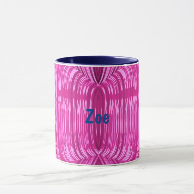 Caneca ZOE ~ Mug personalizado ~ zany incomum (Centro)