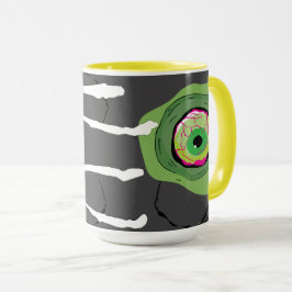 Caneca Zombie Assustadora Encarada Encarnecida