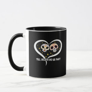 Caneca Zombie Em Graveyard - Até Que A Morte Nos Faça Par