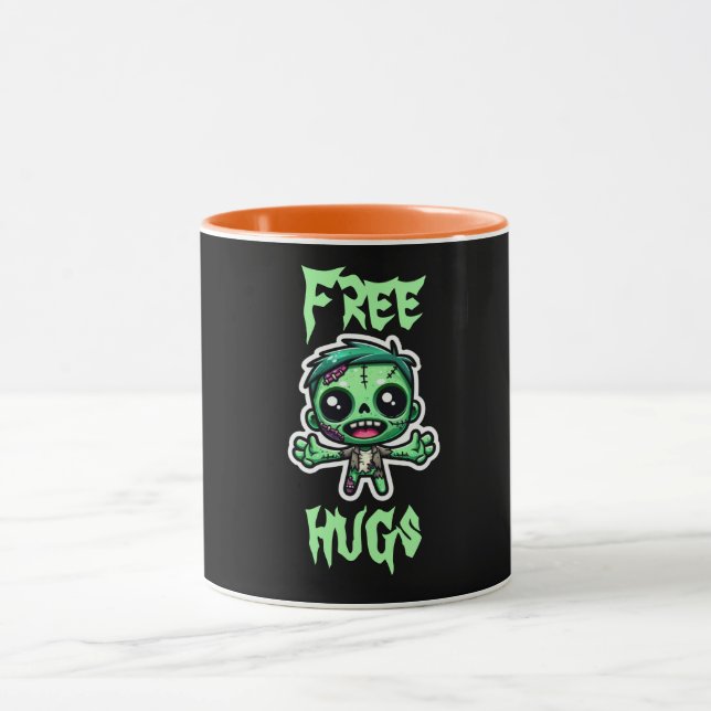 Caneca Zombie engraçado (Centro)