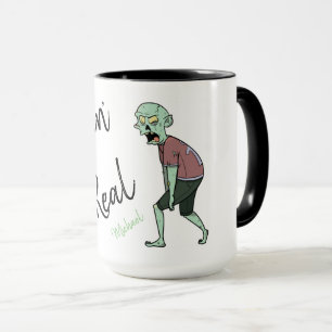 Caneca Zombie personalizada, a assustá-la