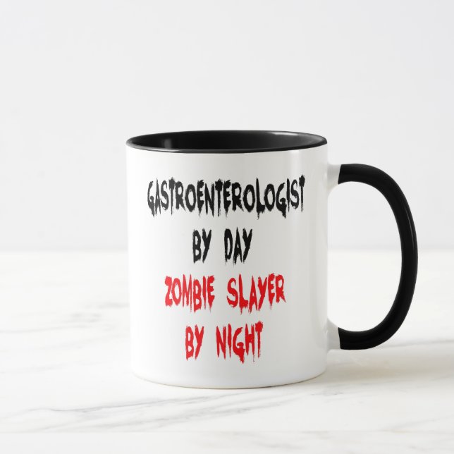 Caneca Zombie Slayer Gastroenterologista (Direita)