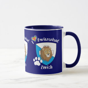 Caneca Zürich Schweiz Suisse Svizzera Tasse