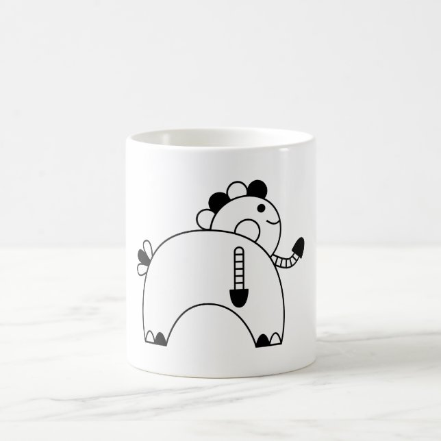 Canecas bonitinhas de caracteres Kawaii (Centro)