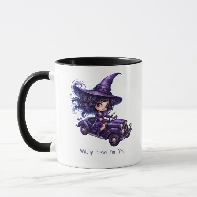 Canecas Bruxas Para Você Caneca de Halloween Bruxa (Esquerda)