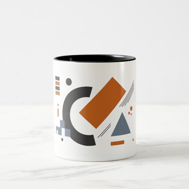 Canecas com Arte Geométrica Criativa (Centro)