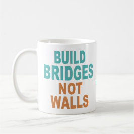 Canecas com nome personalizado “Construa Pontes Nã