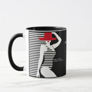 Canecas conhecidas feitas sob encomenda da mulher