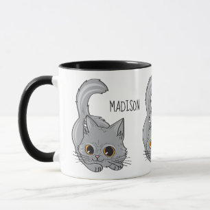 Canecas conhecidas feitas sob encomenda do gatinho