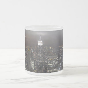 Canecas da noite de New York da arquitectura da