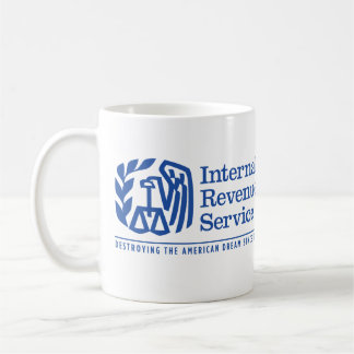 Canecas da sátira do sonho americano do IRS