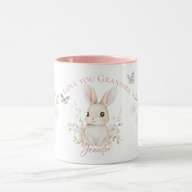 Canecas de Aniversário Avó e Avô Amo Você (Centro)