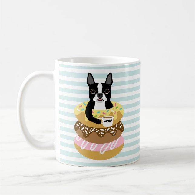 Canecas de Boston Terrier (Esquerda)