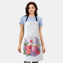 Canecas de Cacau de São Valentim Fofas com Flores