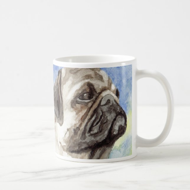Canecas de Cachorro Pug (Direita)